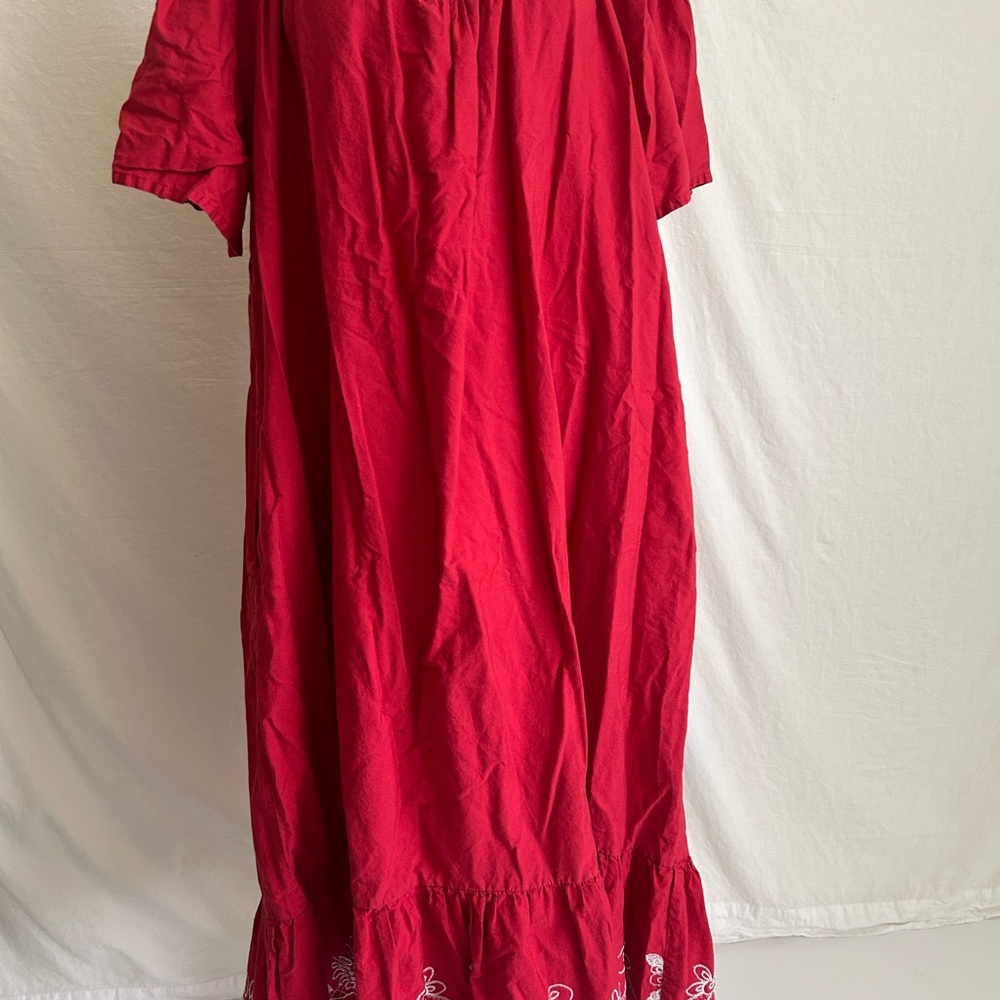 Vintage National muumu muumu dress  1X
Embroidered - Picture 7 of 13